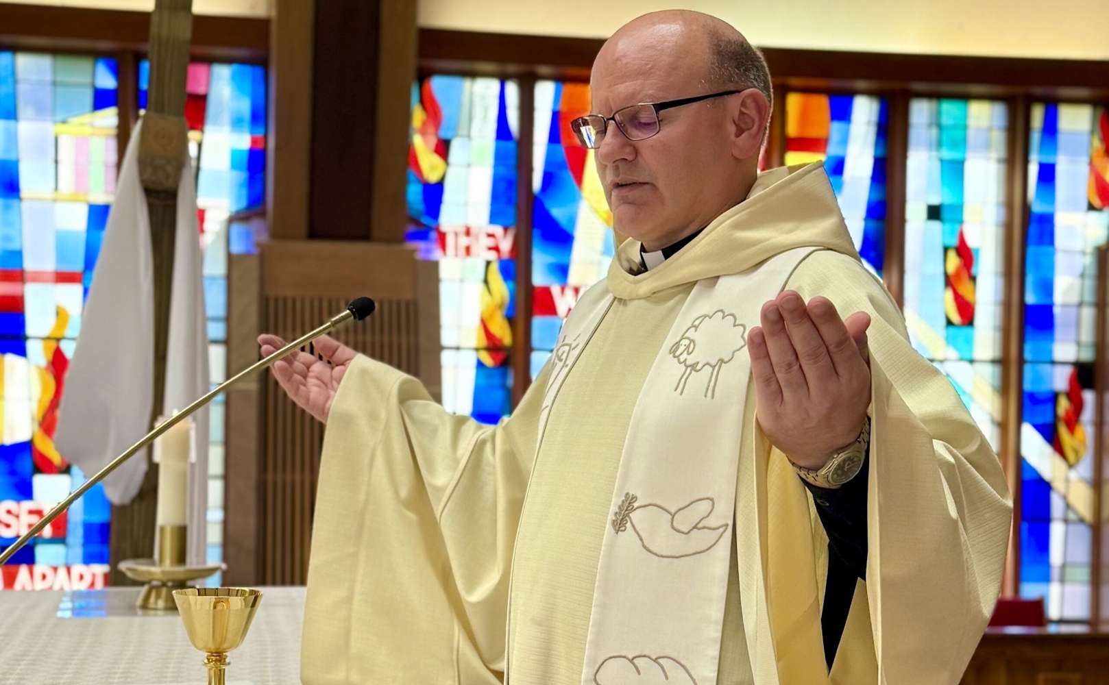 Pal. J. Matulaičio misijos Lemonte kunigas A. Sederevičius SJ: „Maldoje visi esame čia pat, malda mus vienija“