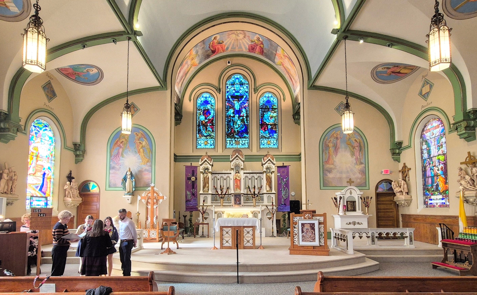 Verbų sekmadienio šv. Mišios Bostono lietuvių parapijoje