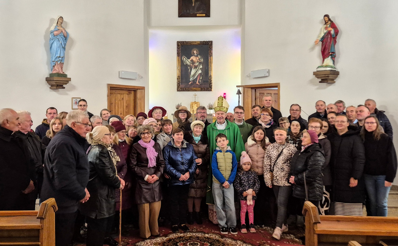 Arkivysk. L. Virbalo apsilankymas pas Lenkijos lietuvius